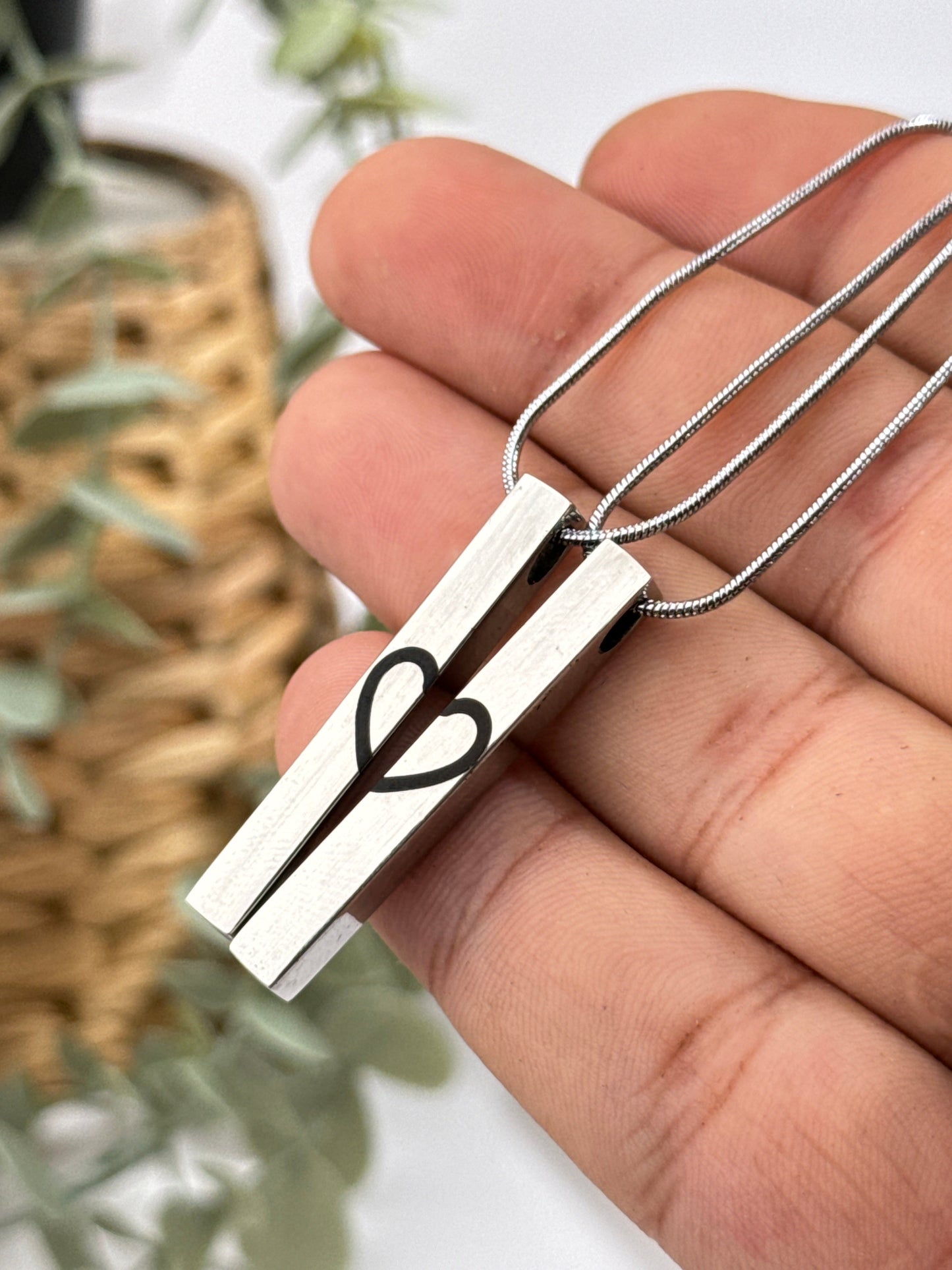 3D Bar Necklace