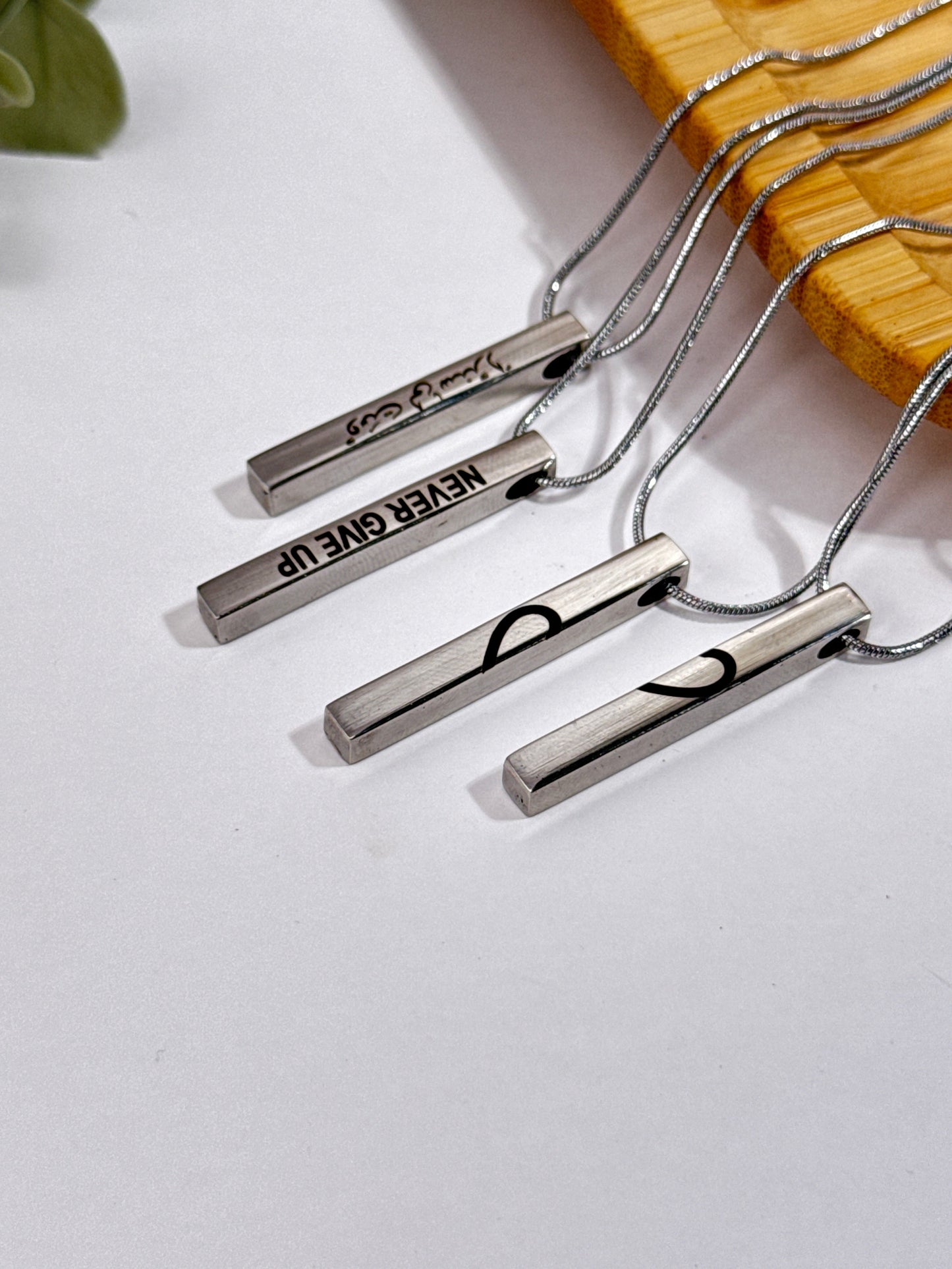 3D Bar Necklace